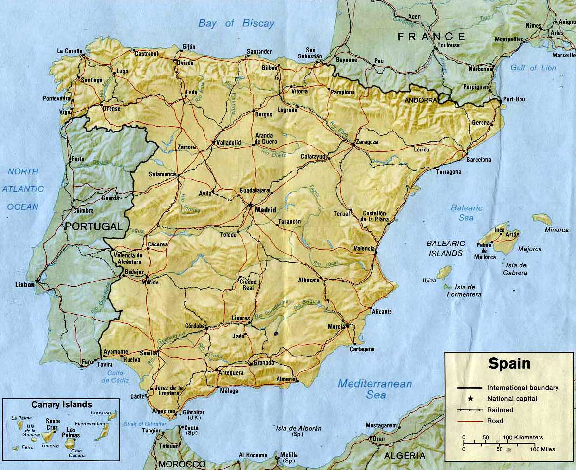 scott weakley: Kaart van Spanje - Waar Ligt Valencia In Spanje Op De Kaart
