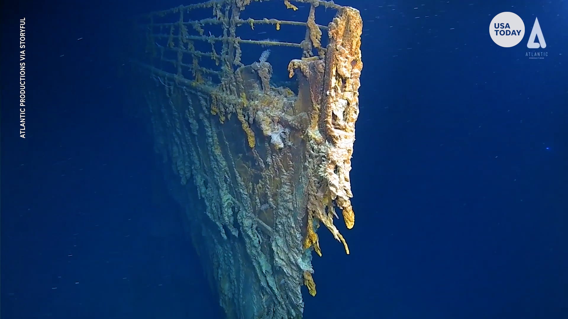 See Titanic's 'shocking' deep sea deterioration - Ligt De Titanic Nog Op De Bodem
