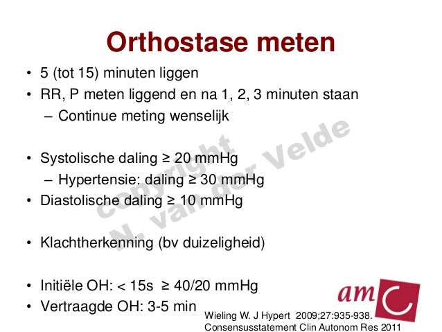 Seminar 27-11-2015 N. v.d. Velde - Bloeddruk Meten Liggend En Staand