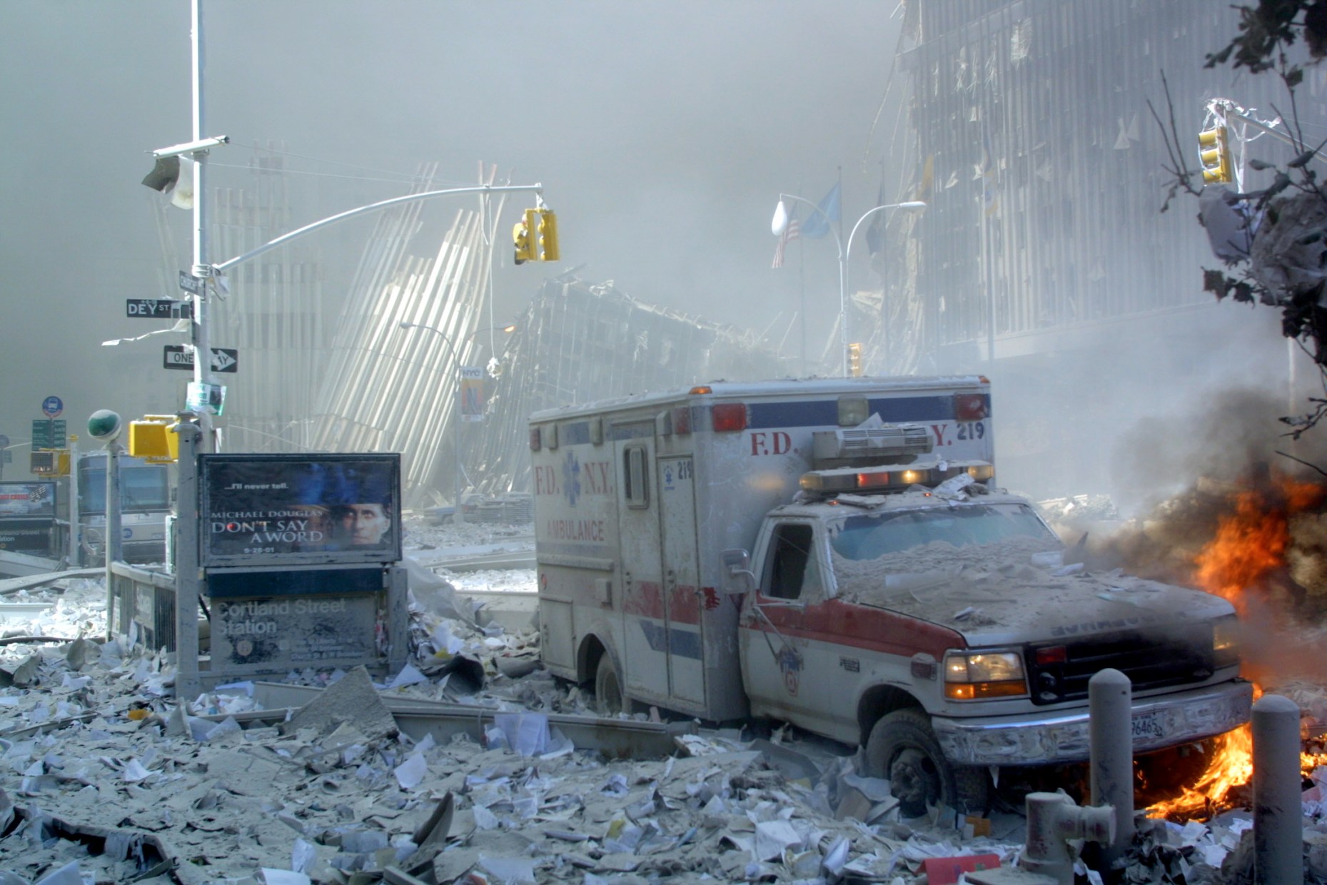 Sept. 11, 2001: Darkest hour: Thousands die as hijacked jets strike - World Trade Center 11 September 2001