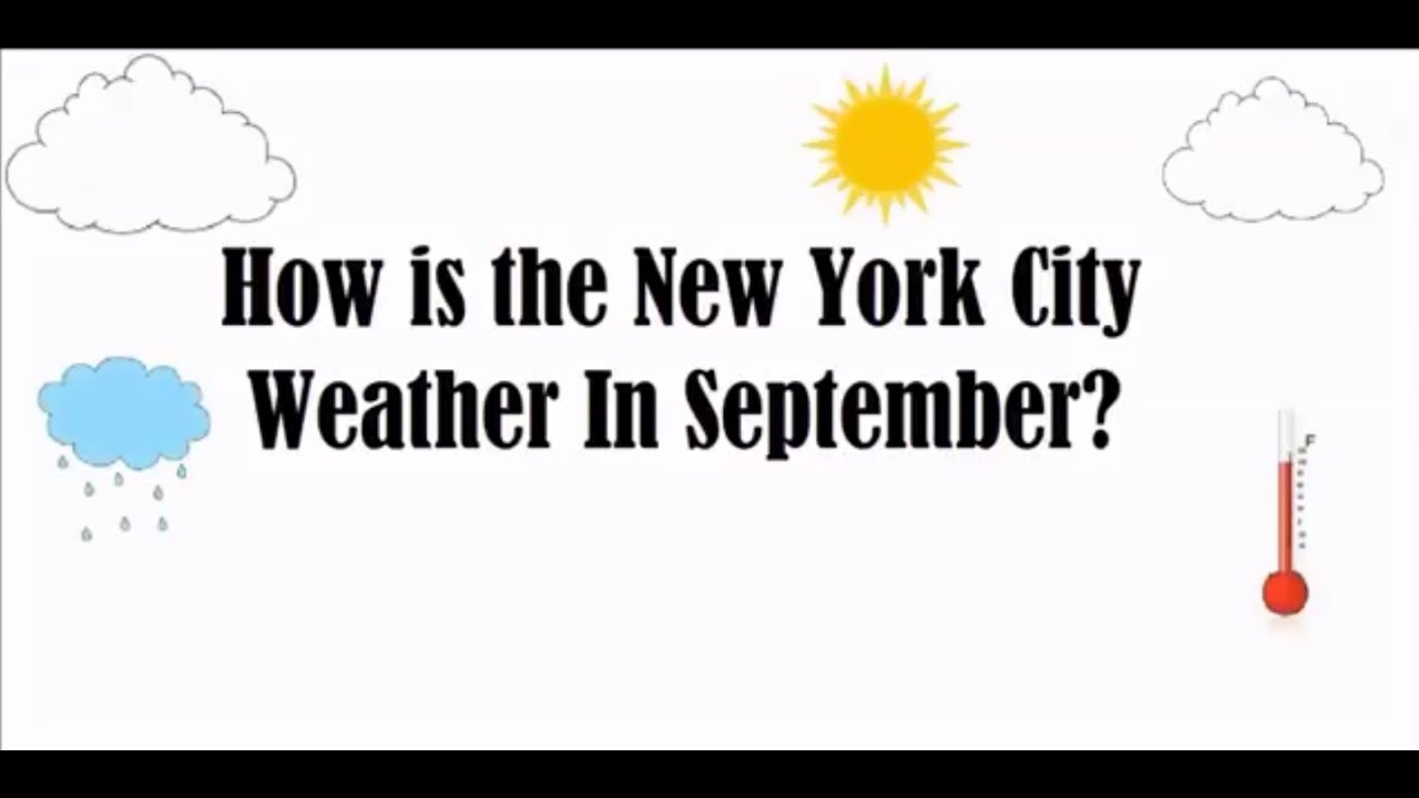 Temperatuur In New York In September