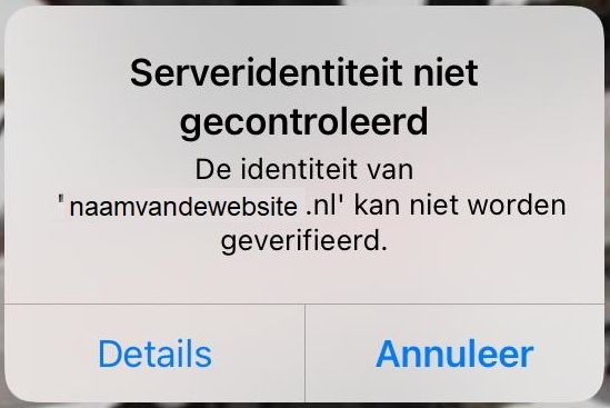 Serveridentiteit niet gecontroleerd, Windows 10 Help - Serveridentiteit Kan Niet Worden Geverifieerd