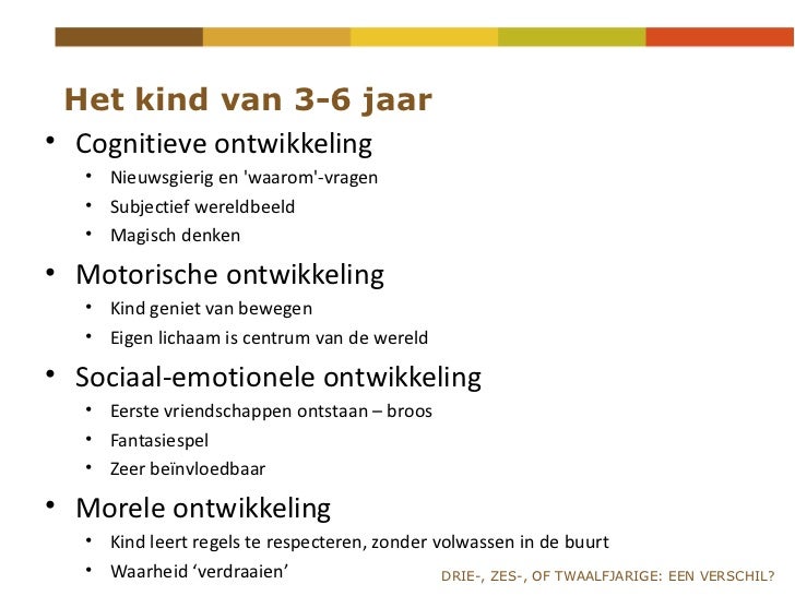 Sessie 22 - drie, zes of twaalfjarige een verschil? - Cognitieve Ontwikkeling Baby 9 Maanden