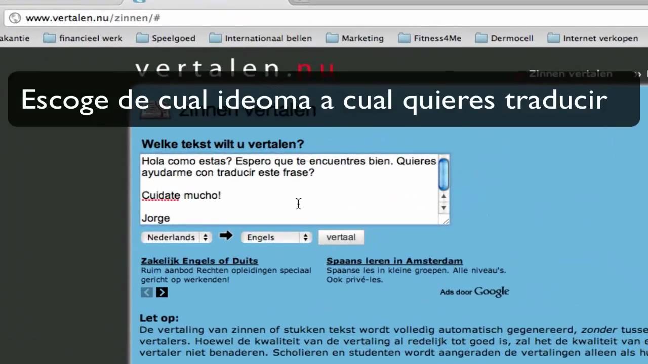 SF vertalen.nu/zinnen/# - YouTube - Zinnen In Het Duits Vertalen