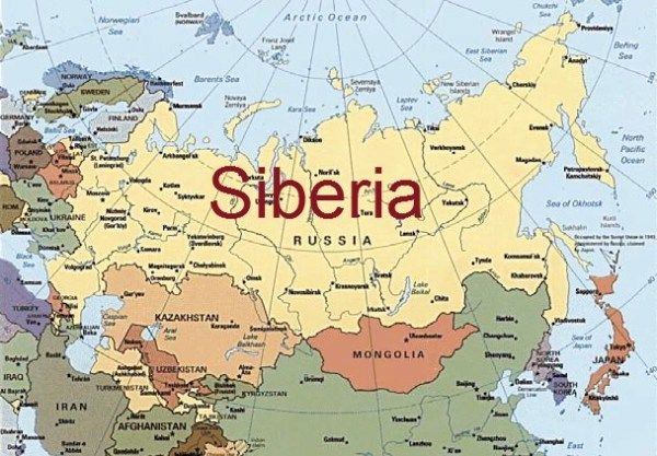 Waar Ligt Siberië Op De Kaart