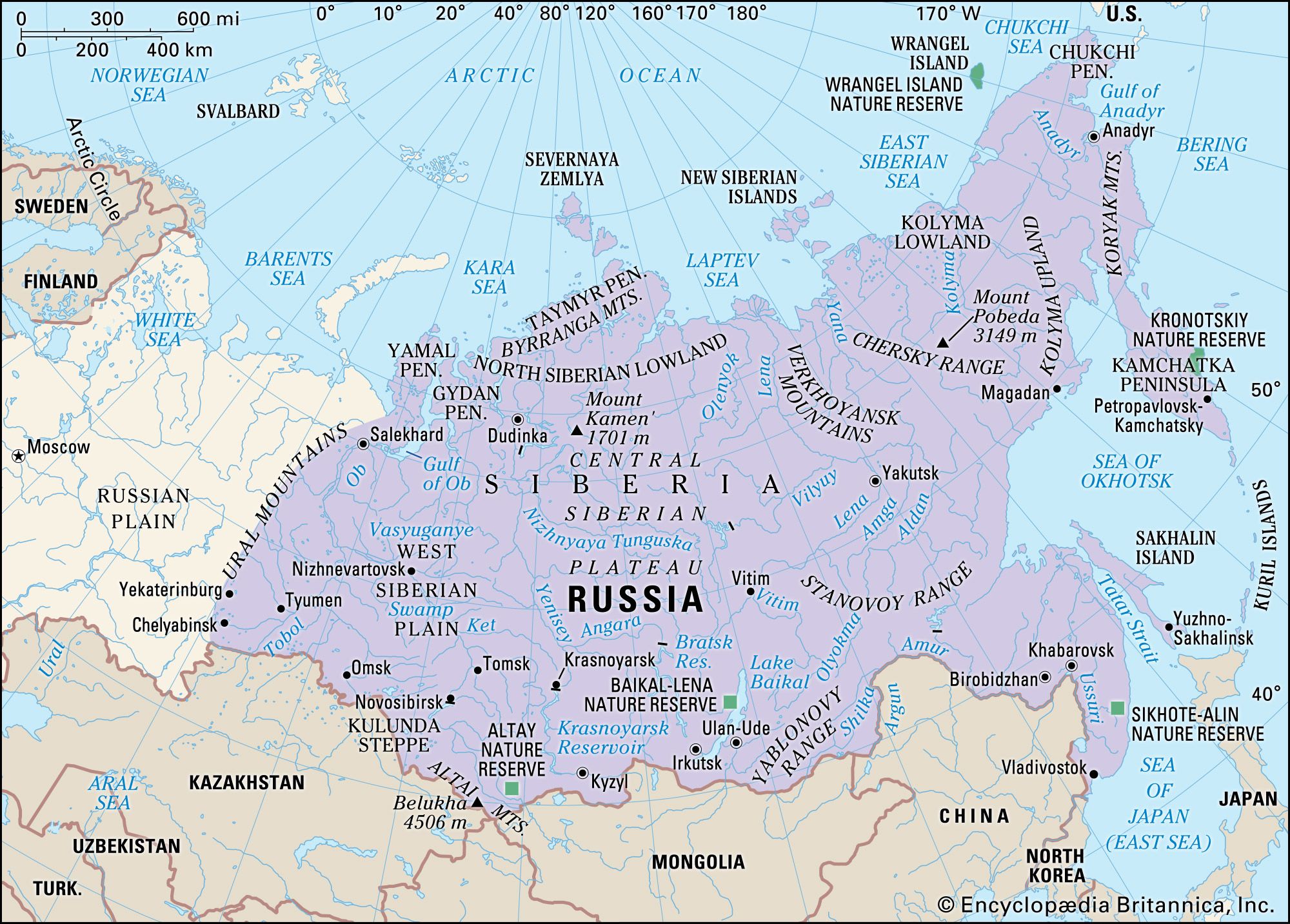 Welk Water Scheidt Alaska En Siberie
