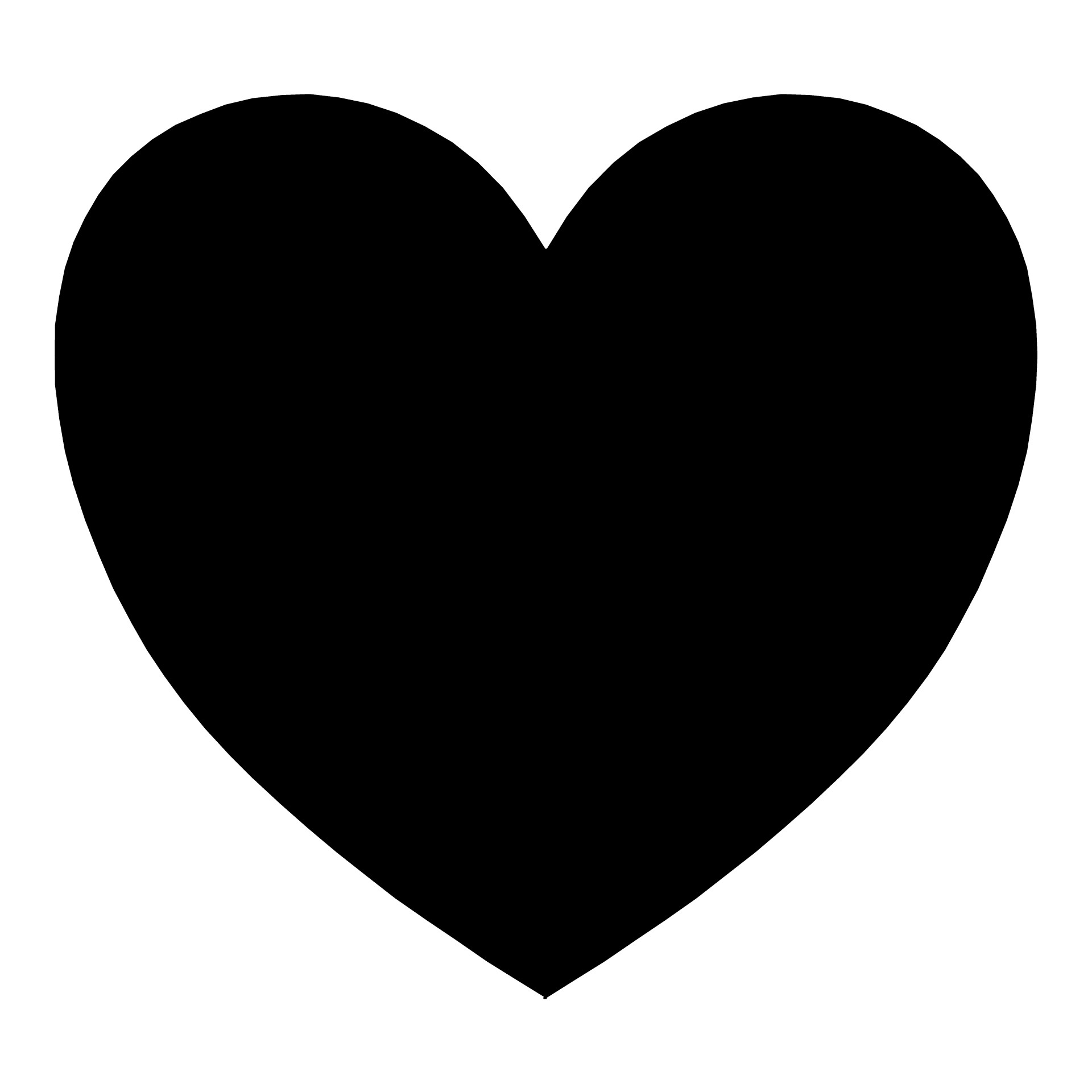 Silhouet Hart Gratis Stock Foto - Public Domain Pictures - Hart Voelen Kloppen In Heel Lichaam