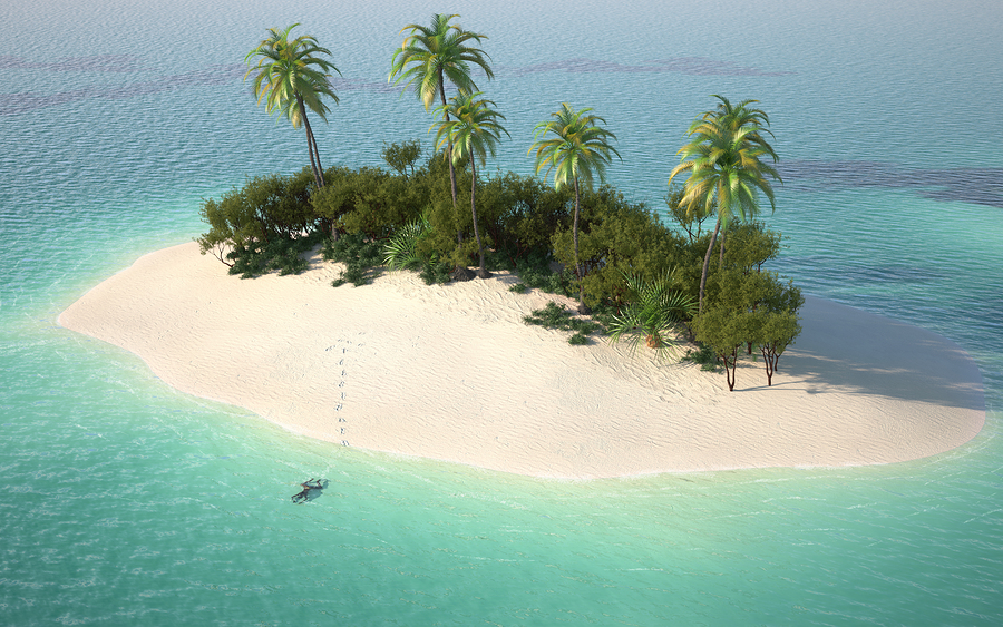 Silversurfers Barometer Survey - Would you survive on a desert island? - Tekst Op Een Onbewoond Eiland