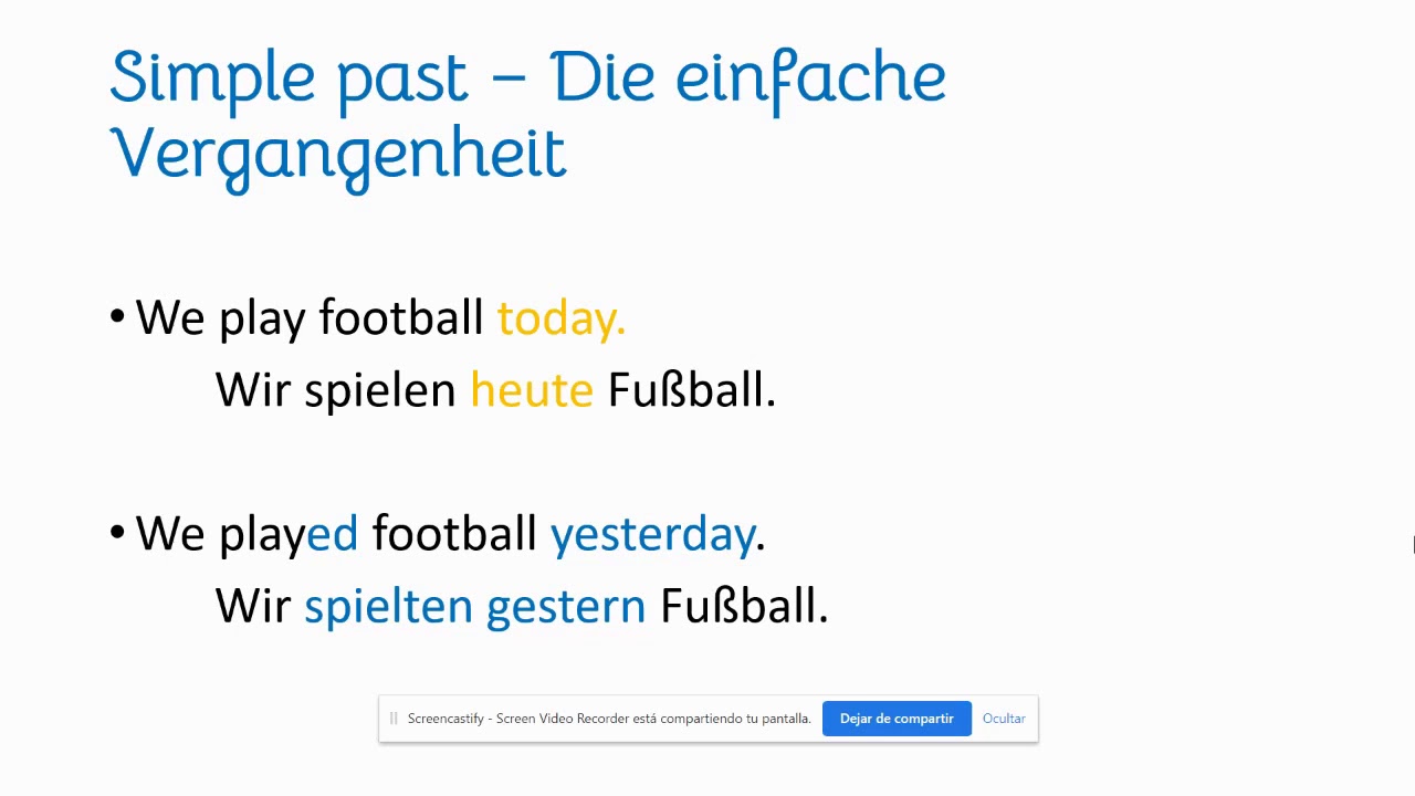 Simple Past - YouTube - Wanneer Gebruik Je Past Simple