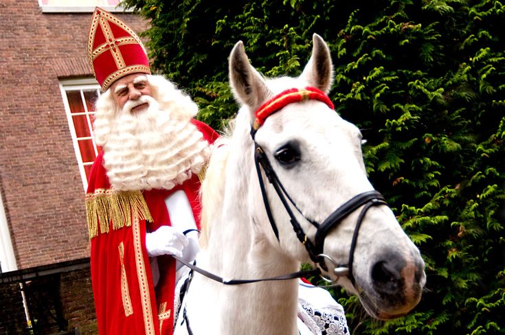 Sinterklaas, on his horse | Saint Nicholas Through the Ages | Pintere… - Hoe Heet De Oude Paard Van Sinterklaas