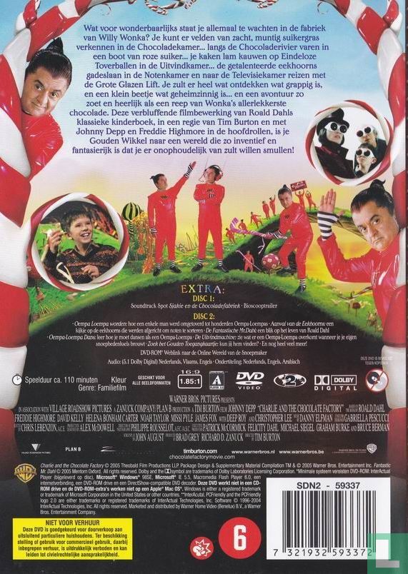 Sjakie en de chocoladefabriek DVD (2005) - DVD - LastDodo - Sjakie En De Chocoladefabriek Film Nederlandse Stemmen