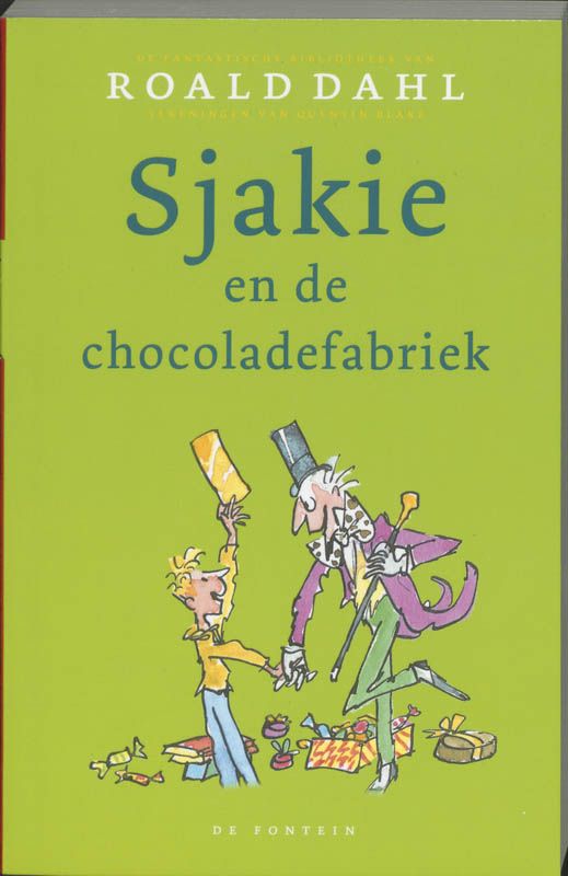 Sjakie en de chocoladefabriek - Roald Dahl | Chocoladefabriek, Kinderboeken - Sjakie En De Chocoladefabriek Boeken