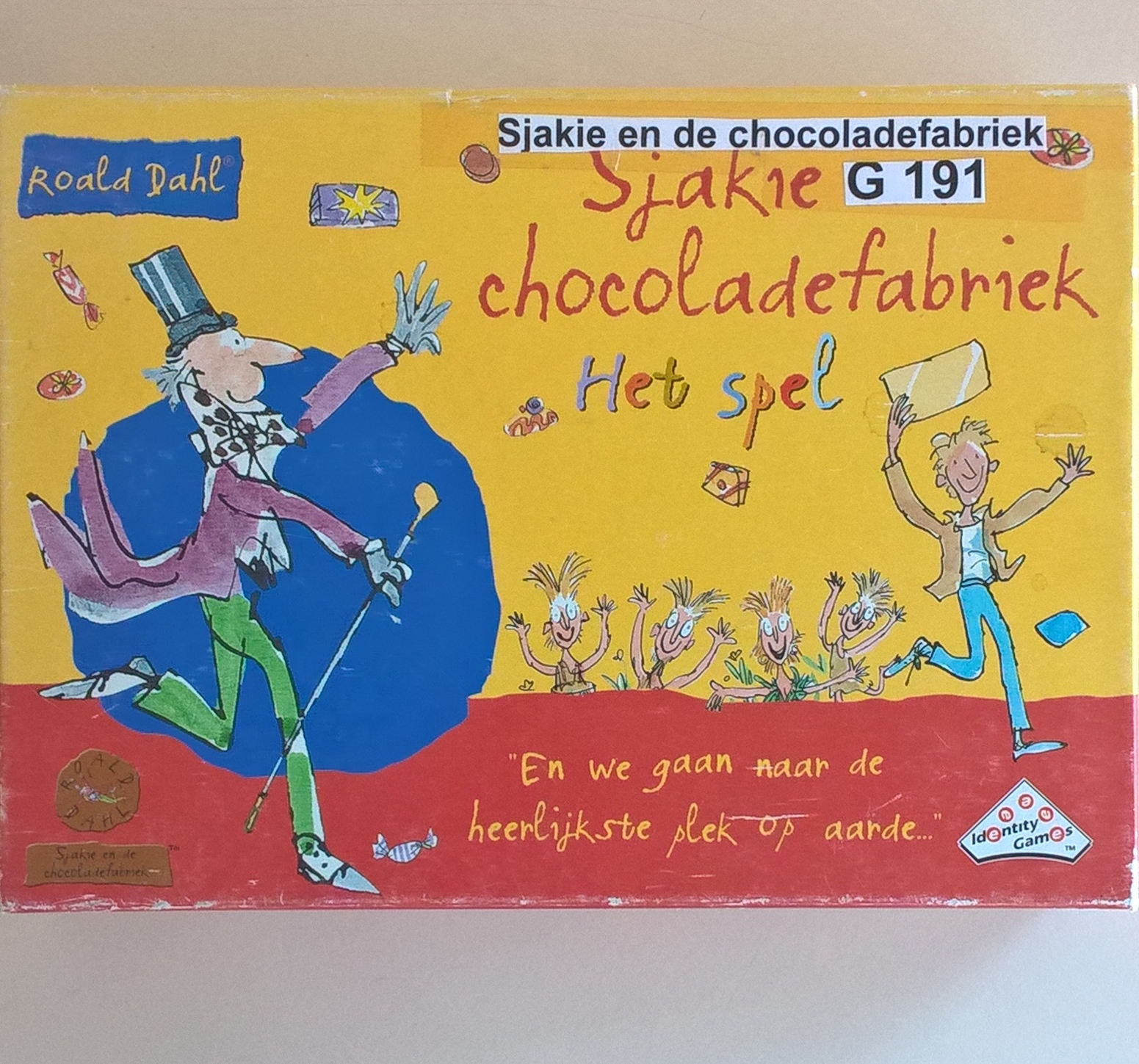 Sjakie en de chocoladefabriek - Speel-o-Theek Hillegom - Sjakie En De Chocoladefabriek Boeken