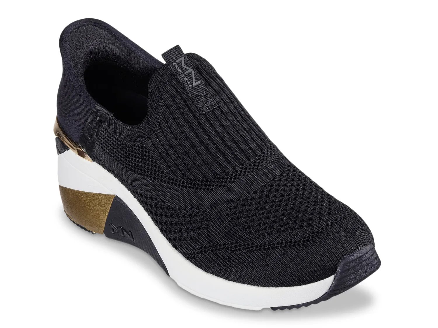Skechers x Mark Nason Hands Free Slip-Ins: A Wedge Slip-On Sneaker - Waar Is Opdrukken Goed Voor
