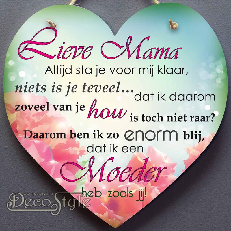 Lieve Mama In De Hemel