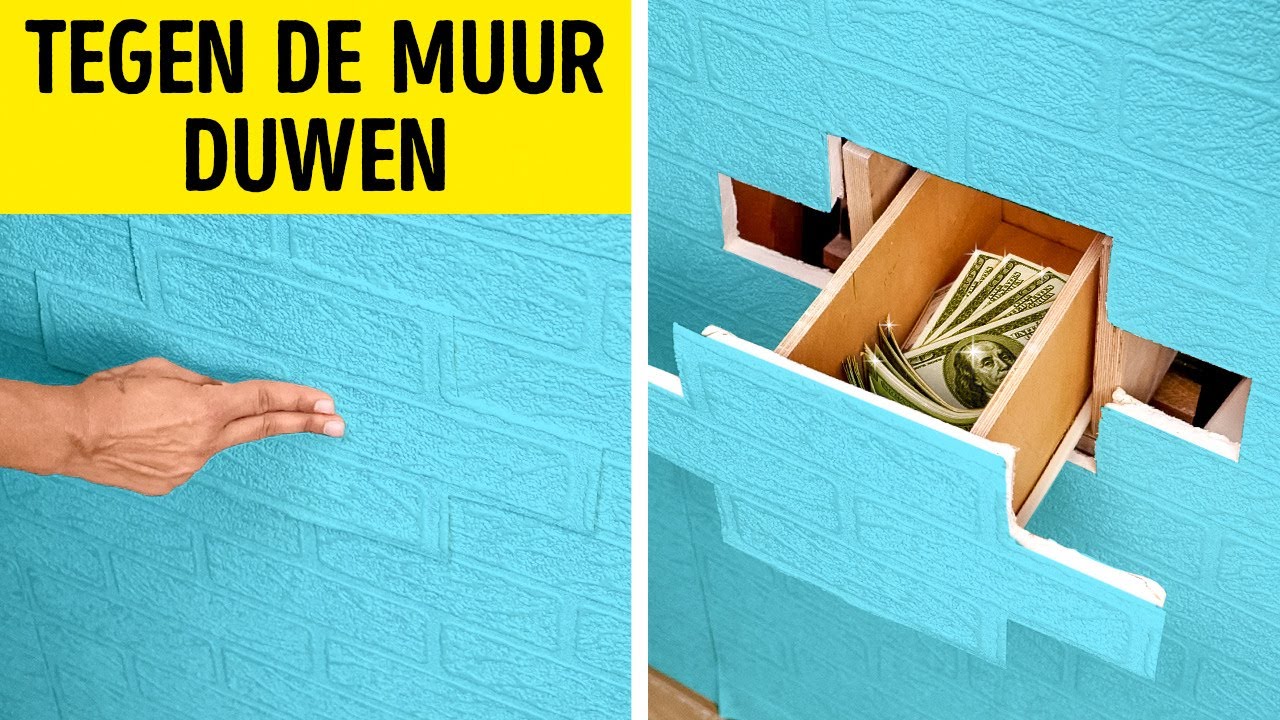 SLIMME MANIEREN OM GELD EN SIERADEN TE VERBERGEN || NUTTIGE HUISHACKS - Je Hebt Wel Iets Te Verbergen Boek