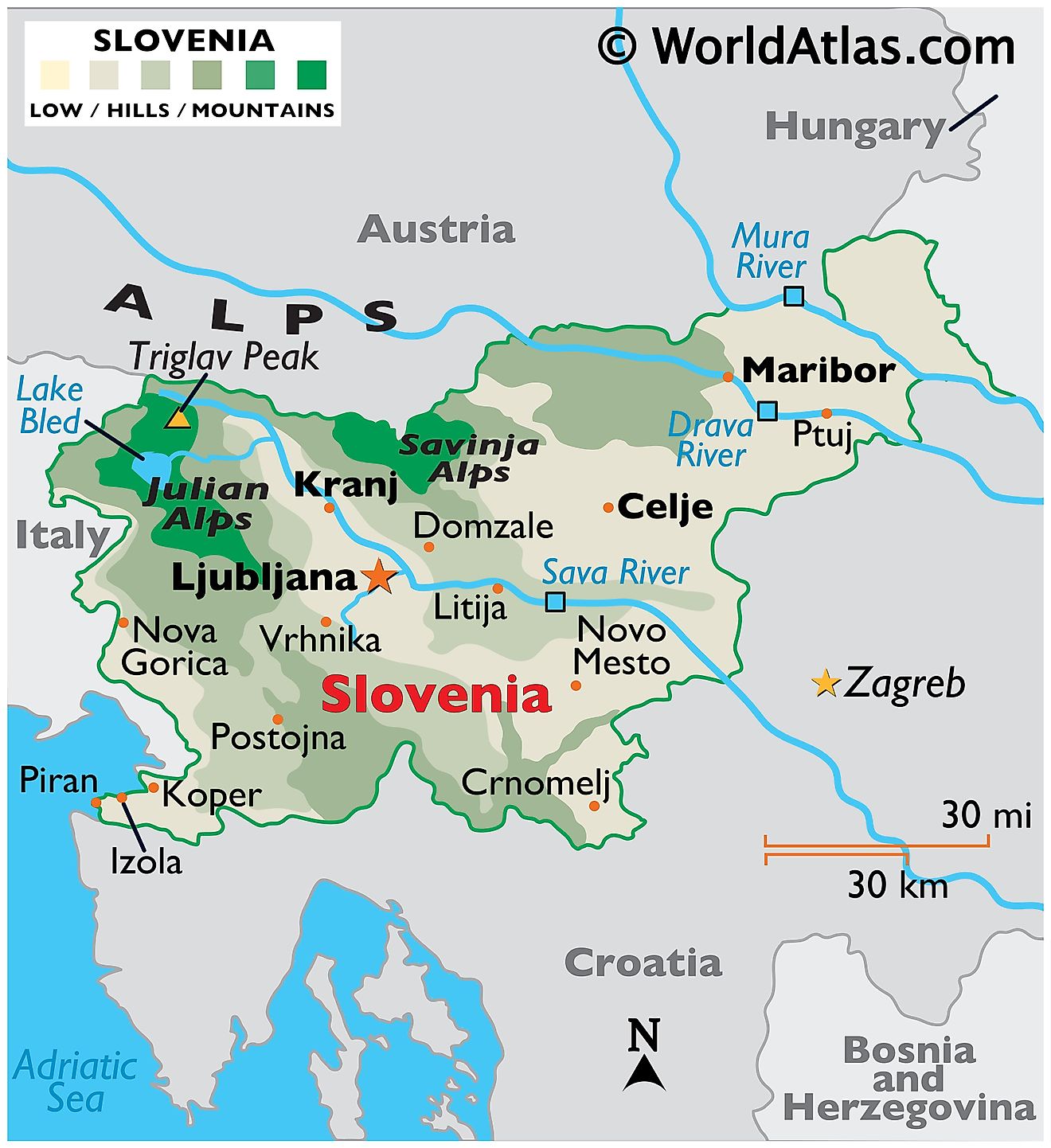 Slovenia Maps & Facts - World Atlas - Welke Taal Spreken Ze In Slovenie