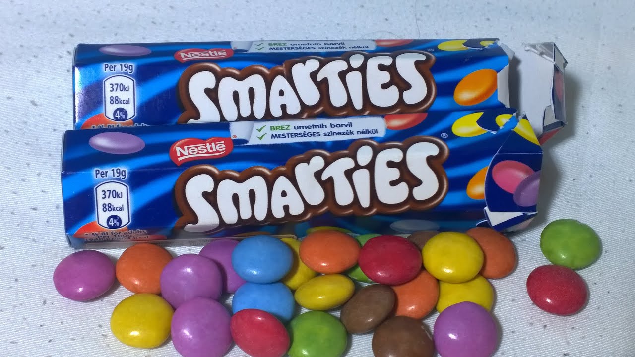 Smarties Nestlé Smarties Unboxing-Many Colorful Candy-聪明豆,Lentilky - Hoeveel Smarties Zitten Er In Een Doosje