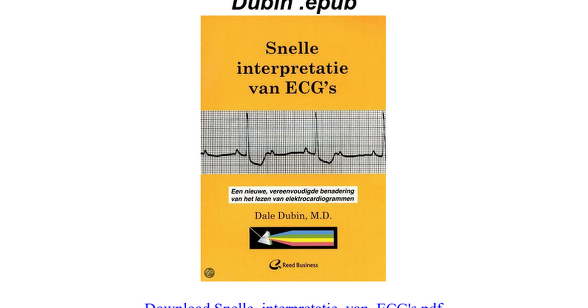 Snelle interpretatie van ECG's - Google Docs - Snelle Interpretatie Van Het Ecg
