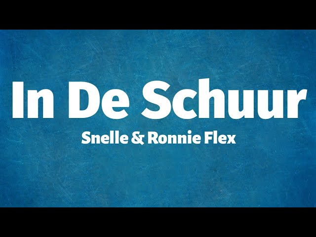 Snelle & Ronnie Flex - In De Schuur (Lyrics) Chords - Chordify - Ronnie Flex In De Schuur