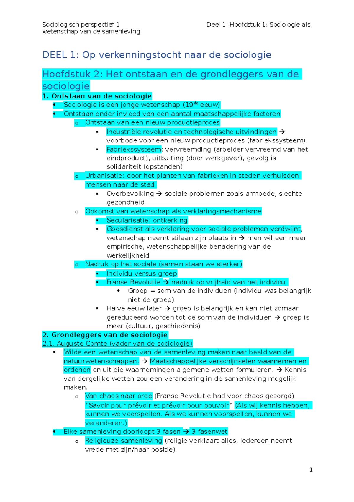 Socio - wetenschap van de samenleving DEEL 1: Op verkenningstocht naar - Samenlevingen Inleiding In De Sociologie