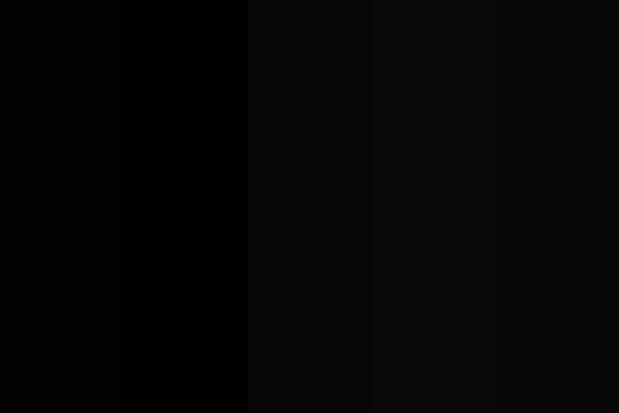 Solid Black Color Palette - Black Eyed Peas Is The Love