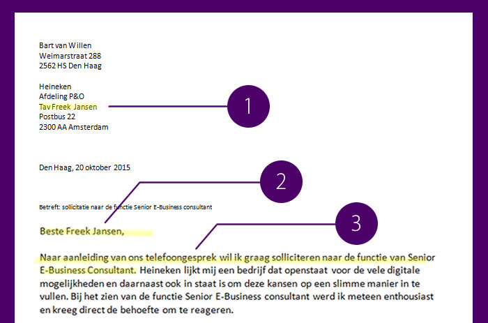 Sollicitatiebrief schrijven: tips en voorbeelden - Beaks.nl - Hoe Schrijf Je Een Motivatiebrief Voor Sollicitatie