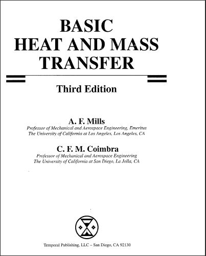 Basic Heat And Mass Transfer