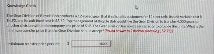 Solved The Gear Division of Bicycle Bob produces a 12−-speed | Chegg.com - Verschil Skeelers 3 Of 4 Wielen