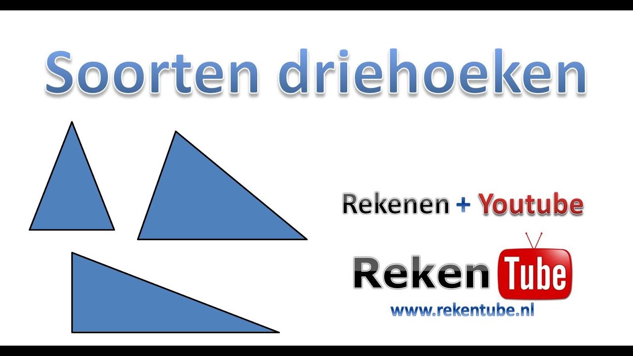 Soorten driehoeken - YouTube - Hoeveel Graden Heeft Een Driehoek