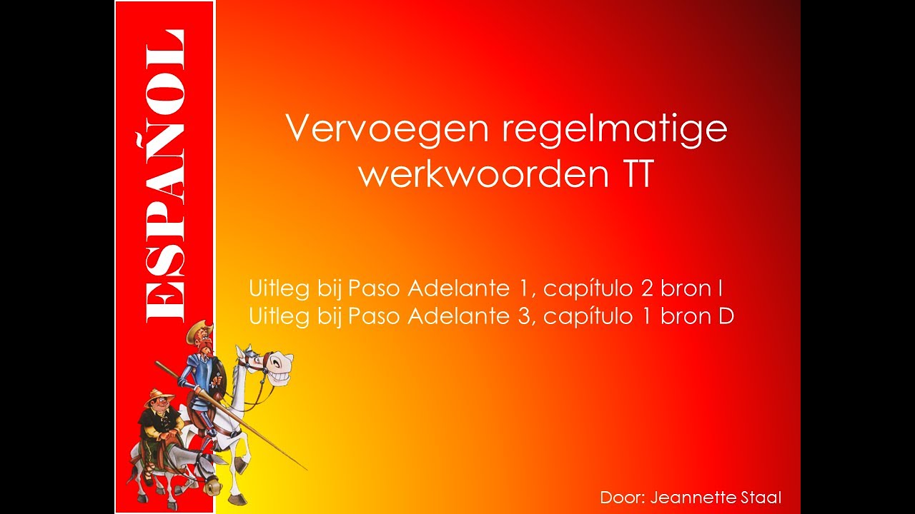 Lijst Spaanse Werkwoorden Met Vertaling