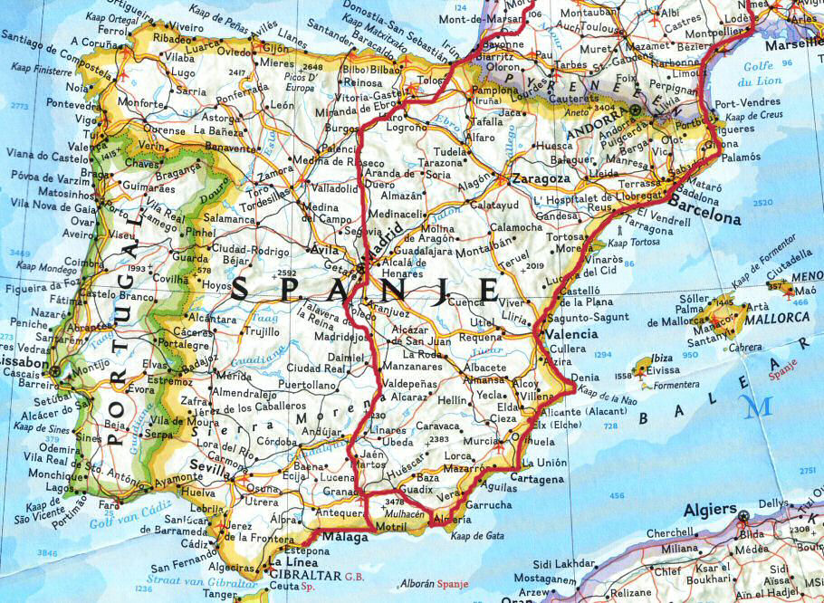 Spanje 2007 (deel 1) - | Spanje reizen, Spanje, Reizen portugal - Spanje O-17 - Nederland O-17
