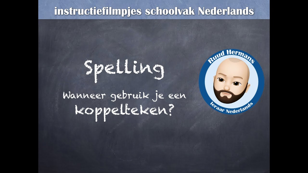 Spelling: gebruik koppelteken - YouTube - Wanneer Gebruik Je Een Koppelteken