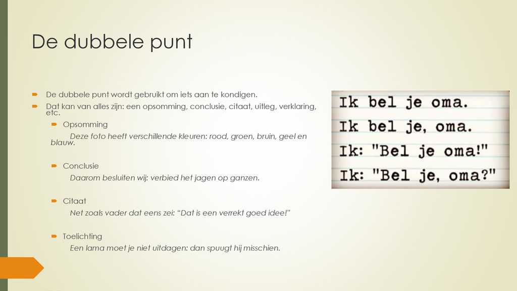Spelling Niveau ppt download - Wanneer Gebruik Je Een Dubbele Punt