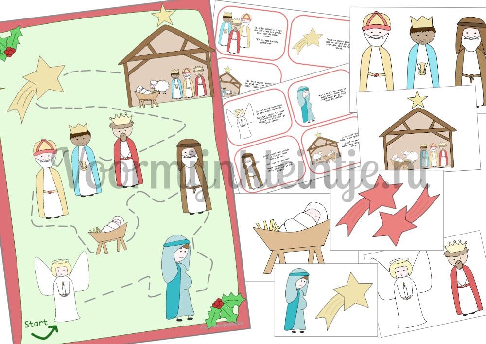 Speurtocht met het kerstverhaal voor kleintjes | Voormijnkleintje.nl - Kerstverhaal In Het Kort