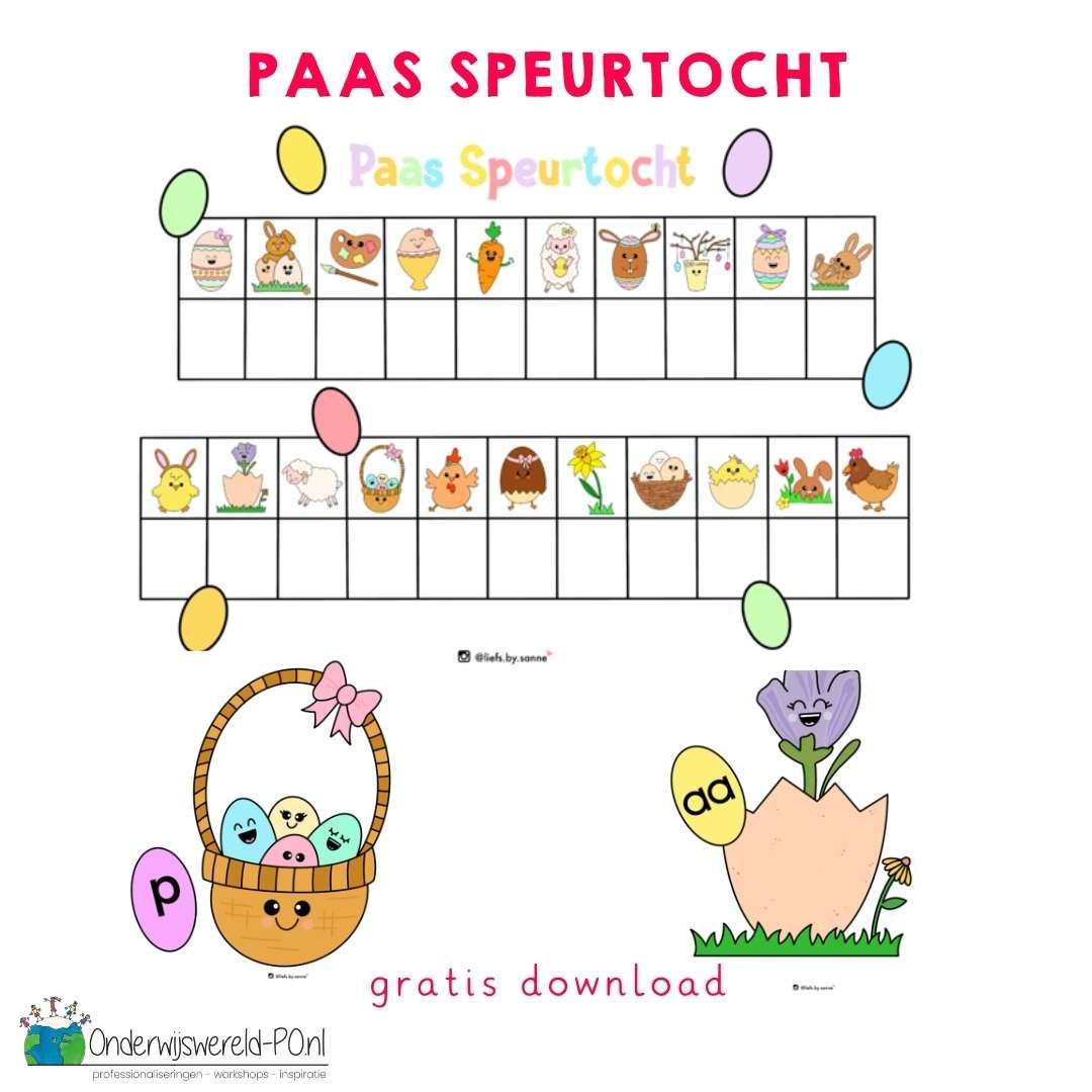 Speurtocht Pasen met Eigen Ontworpen Illustraties - Pinksteren Hoeveel Dagen Na Pasen