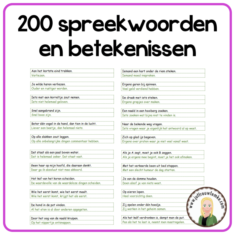 Spreekwoorden Archieven - Juffrouw Femke - Maak Het Spreekwoord Af: Dat Is Een Paard Van Een...