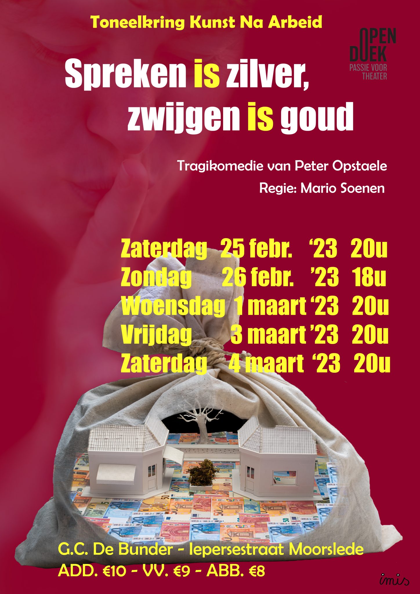 Spreken is zilver, zwijgen is goud (2023) – Toneel Kunst Na Arbeid - Spreken Is Zilver Zwijgen Is Goud