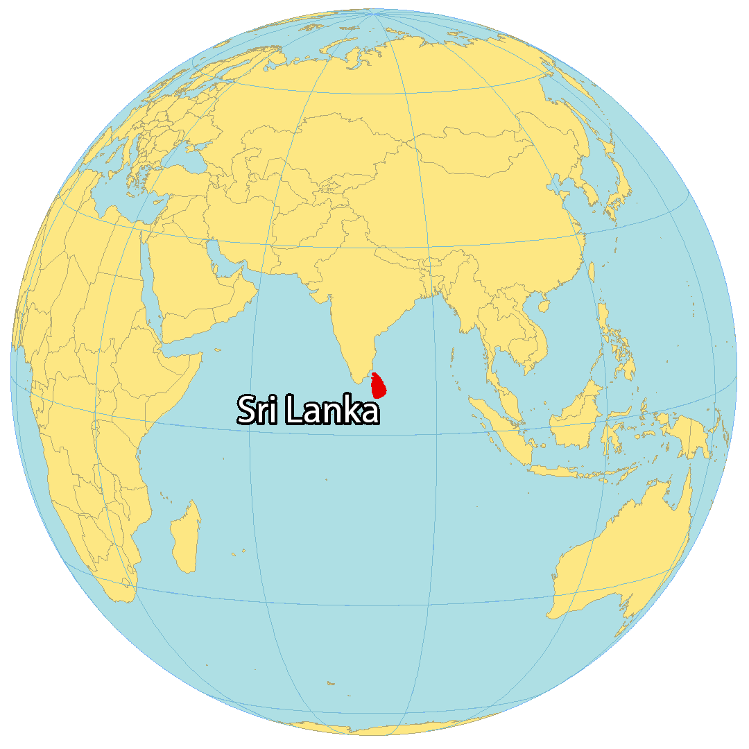 Sri Lanka Map - GIS Geography - Waar Ligt Sri Lanka Op De Wereldkaart