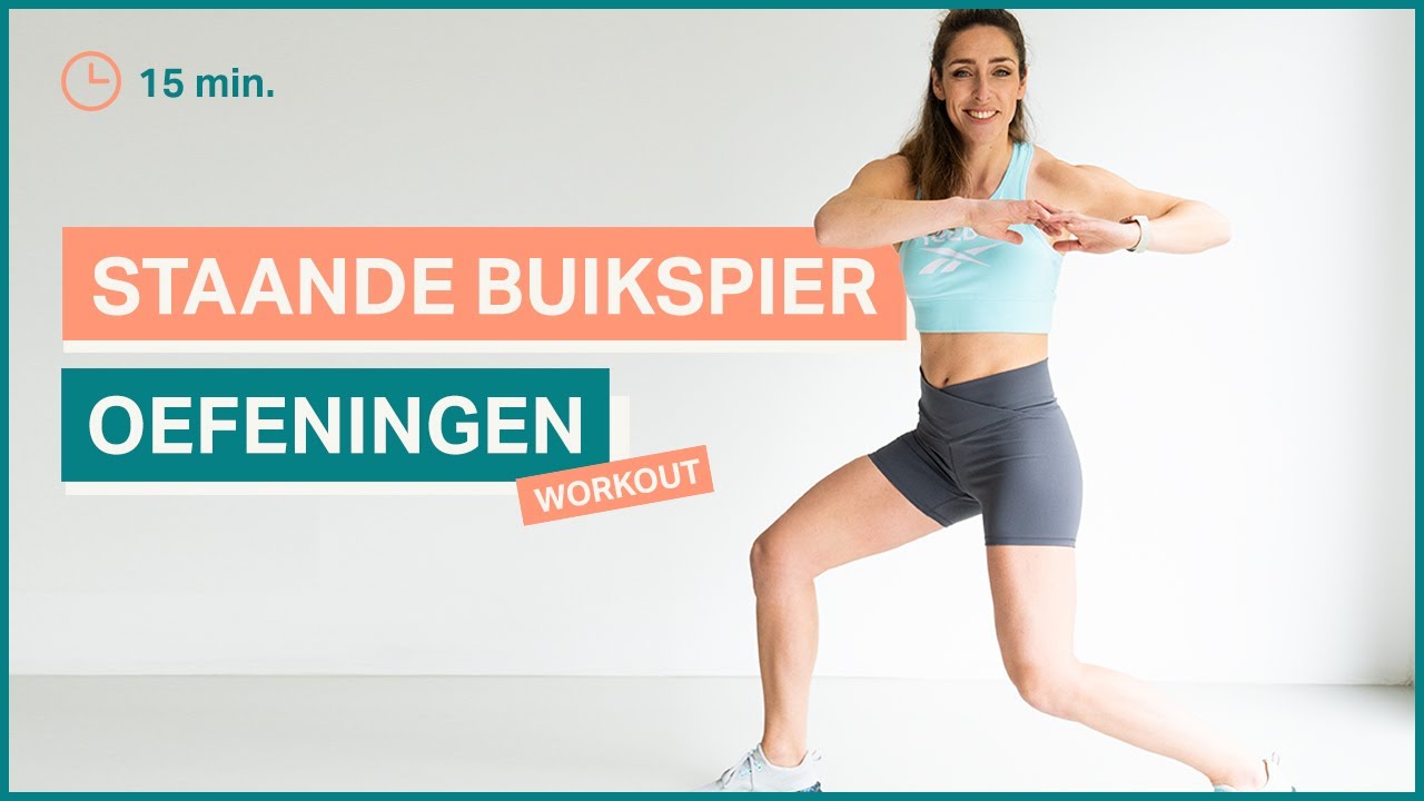 Staande buikspieroefeningen | 15 minuten buikspieroefeningen | The Joy - Welke Oefeningen Voor Platte Buik
