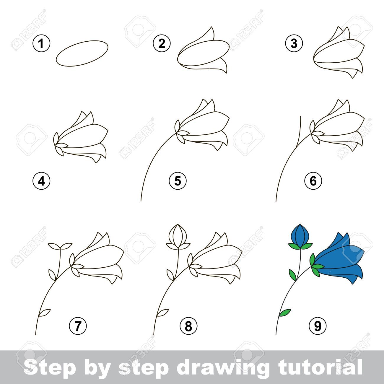 Stap Voor Stap Tekenen Bloemen