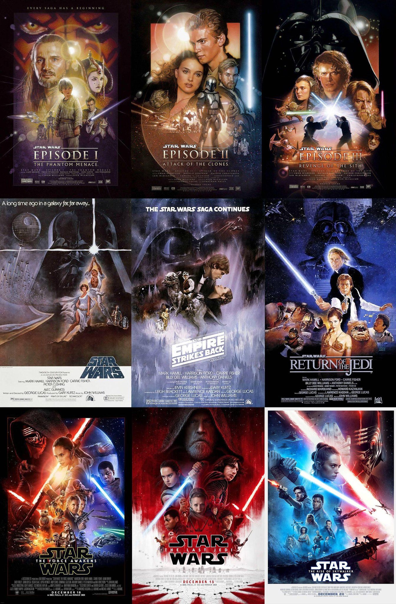 Star Wars Stuff on Twitter: "The Skywalker Saga.… " Star Wars Rebels - Hoeveel Star Wars Films Zijn Er