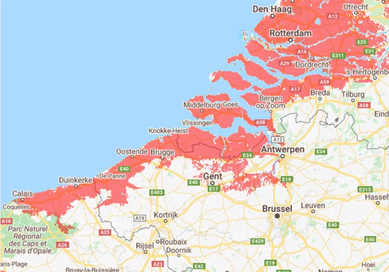 Stijgende zeespiegel bedreigt drie keer meer mensen dan gedacht - Welk Deel Van Nederland Kan Overstromen