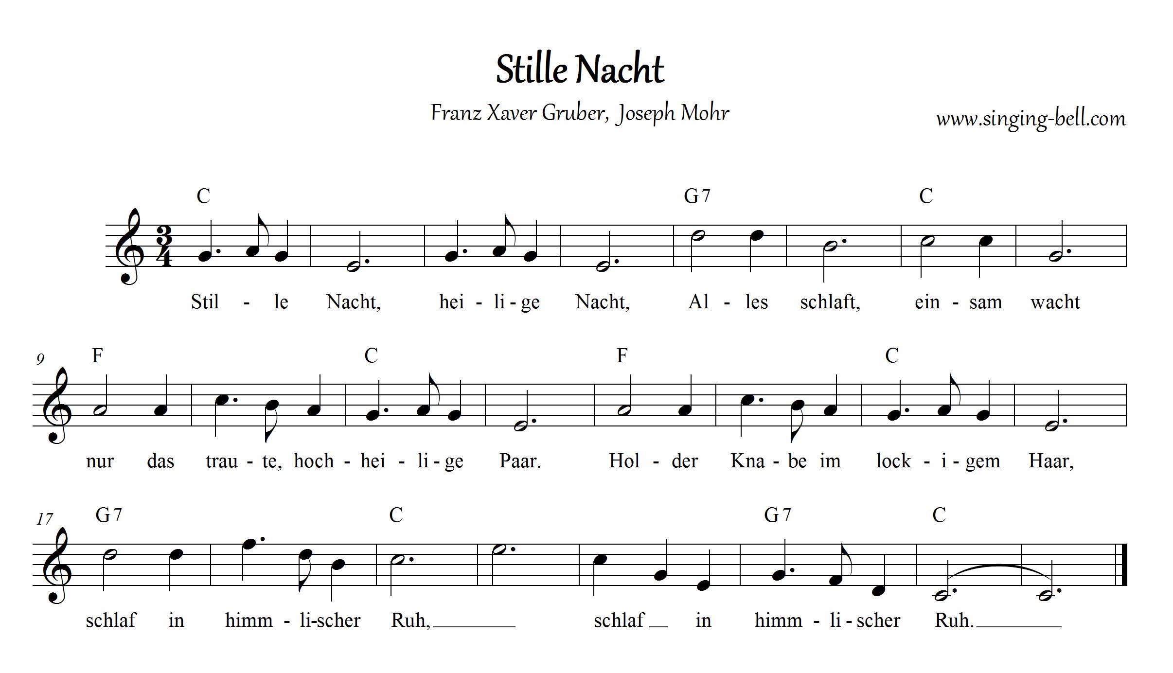 Stille Nacht, heilige Nacht | Deutsche Weihnachtslieder - Stille Nacht Heilige Nacht Duits