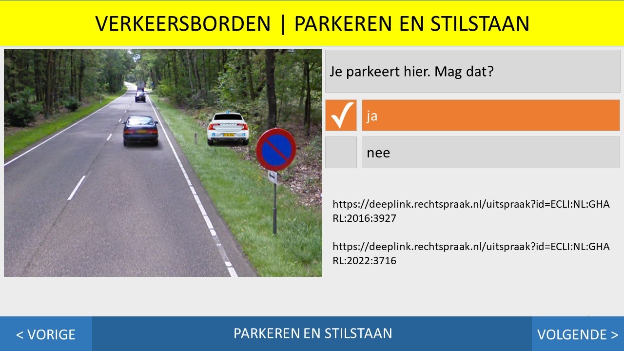 Stilstaan en parkeren - Verkeersborden - Autotheorie - Scootertheorie - Wanneer Is Iets Een Maatschappelijk Probleem