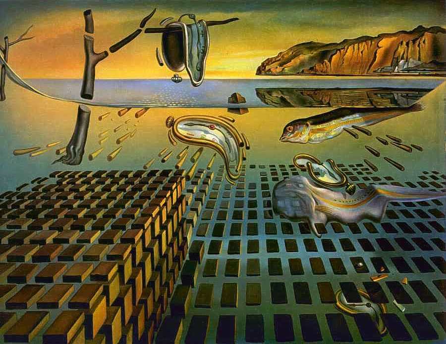 Story Bytes - Very Short Stories - Paintings By Salvador Dali, 1945-1982 - Het Uiteenvallen Van De Volharding Der Herinnering