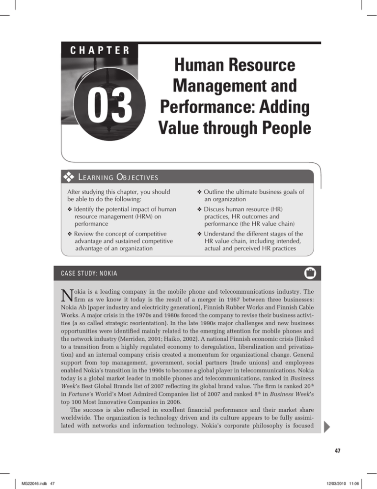 Strategic Human Resource Management A Balanced Approach