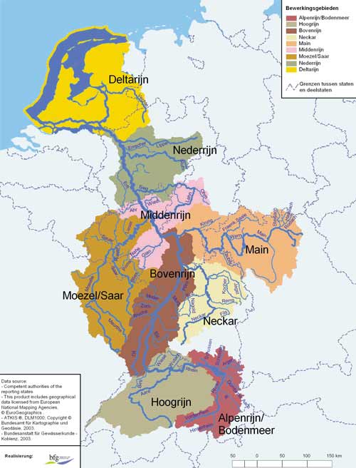Sub-basins - Door Welke Landen Stroomt De Donau
