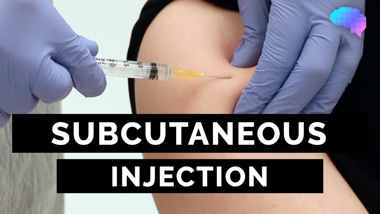 Subcutaneous Injection (SC injection) - OSCE Guide | UKMLA | CPSA - Heeft Kou Invloed Op Een Subcutane Injectie