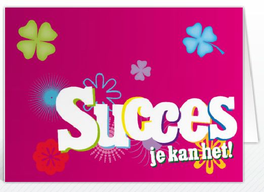 Iemand Succes Wensen Voor Examen